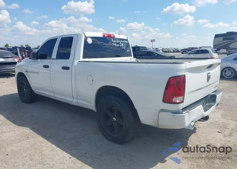 2012 Ram 1500 St из США, поврежденный, VIN 1C6RD7FT4CS261024